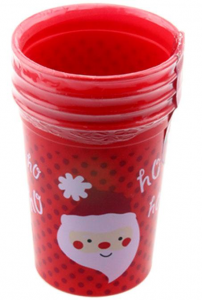 CHRITSMAS PLASTIC WATER CUP